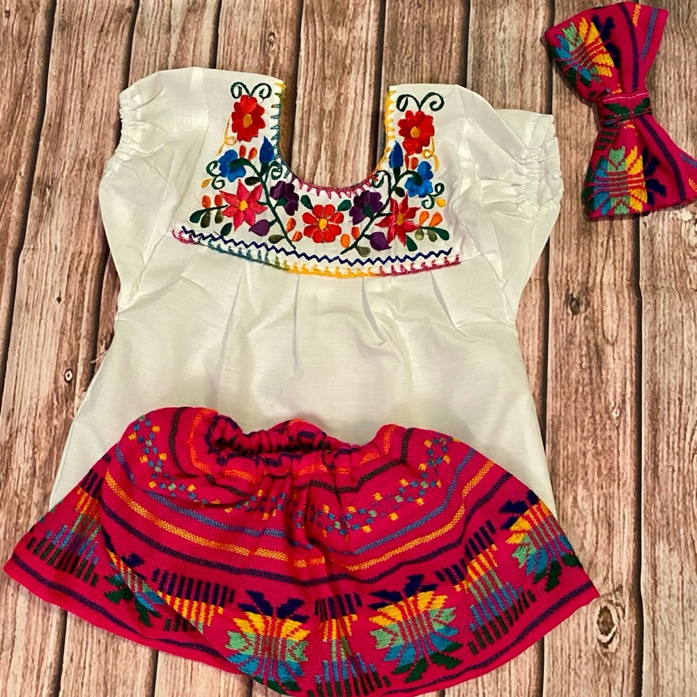 Handmade Girl’s Mexican Outfit